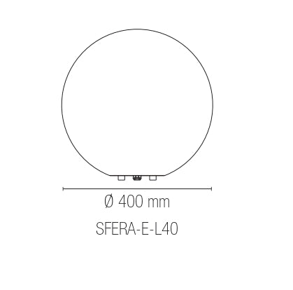 Lampada per esterni GECO disponibile dalla forma a sfera o cubo - FT-FeelThe