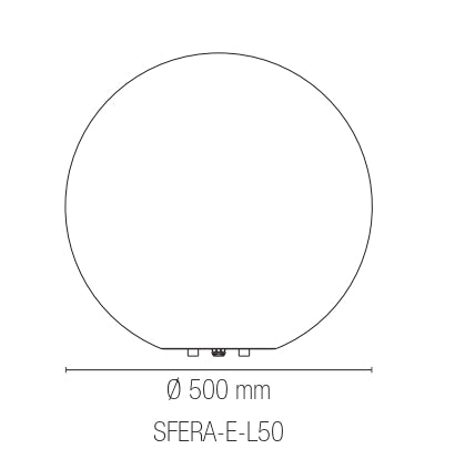 Lampada per esterni GECO disponibile dalla forma a sfera o cubo - FT-FeelThe