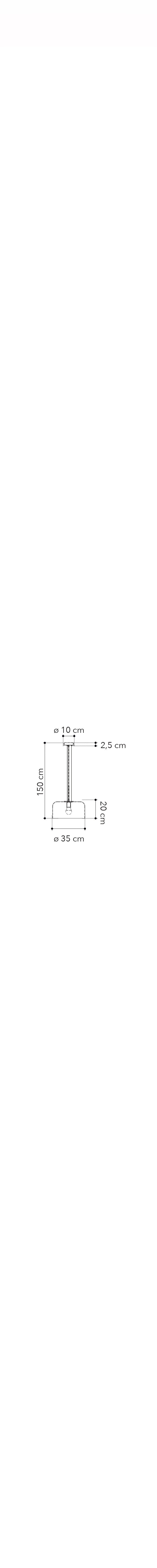Lampadario a sospensione GIBUS in vetro soffiato - FT-FeelThe