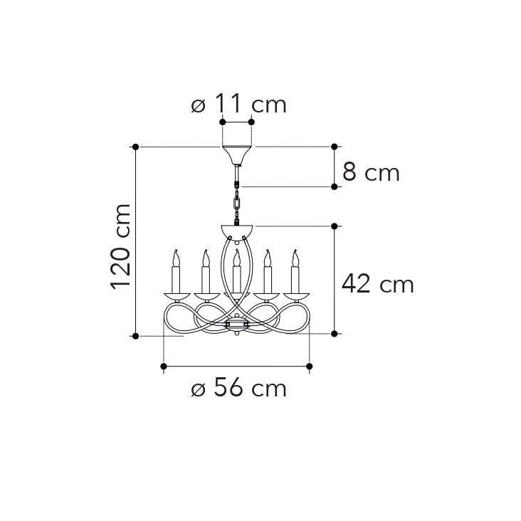 Lampadario a sospensione GINEVRA - FT-FeelThe