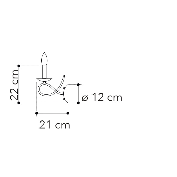 Applique GINEVRA in metallo - FT-FeelThe