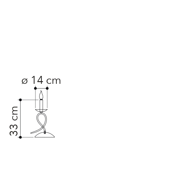 Lampada da tavolo GINEVRA in metallo - FT-FeelThe