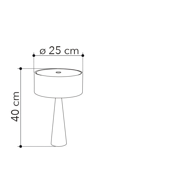 Lampada da tavolo argento HEMINGUAY in metallo con paralume in alluminio - FT-FeelThe