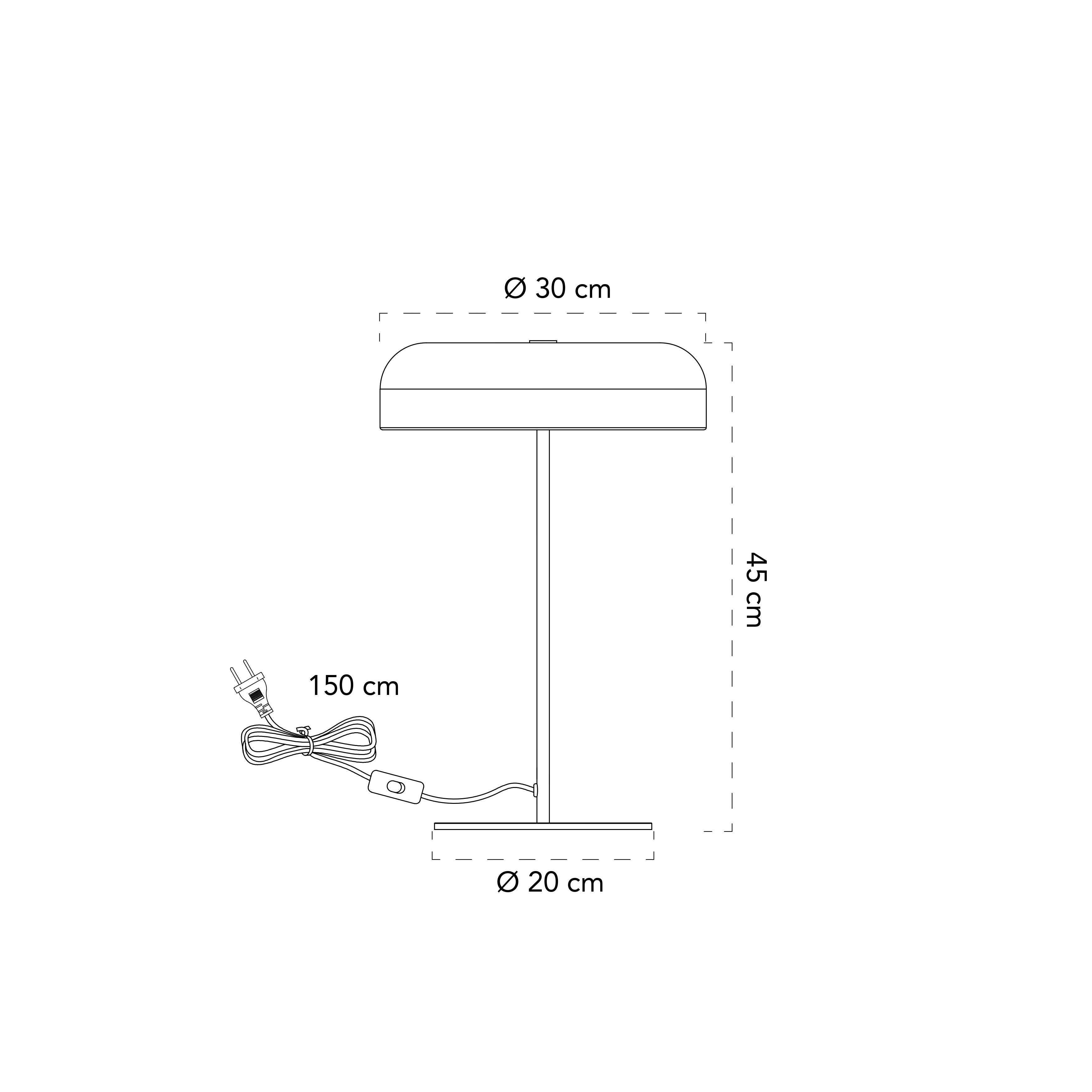 Lampada da tavolo ICEMAN oro in metallo - FT-FeelThe