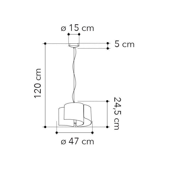 Lampadario a sospensione IMAGINE (3XE27) - FT-FeelThe