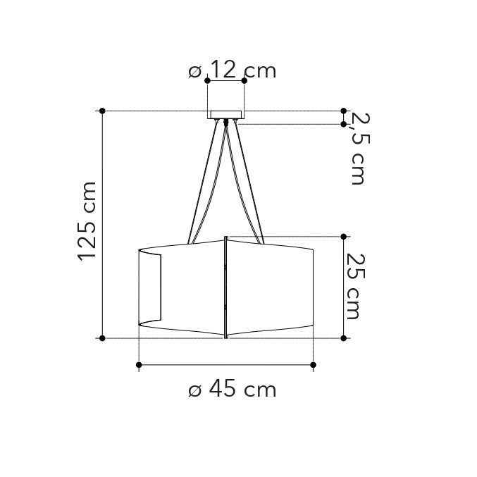 Lampadario a sospensione JOYCE in vetro decorato - FT-FeelThe