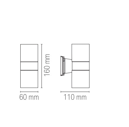 Applique JUMP per esterni (GU10) - FT-FeelThe