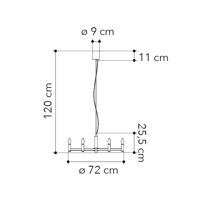 Lampadario a sospensione KAROL - FT-FeelThe