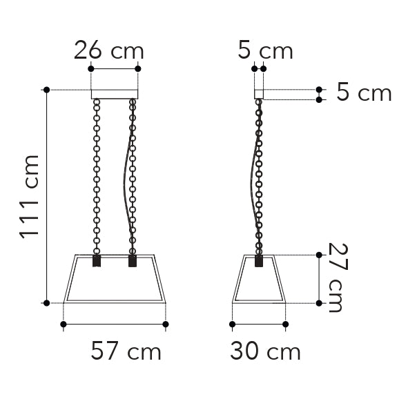 Lampadario a sospensione LEXINGTON - FT-FeelThe