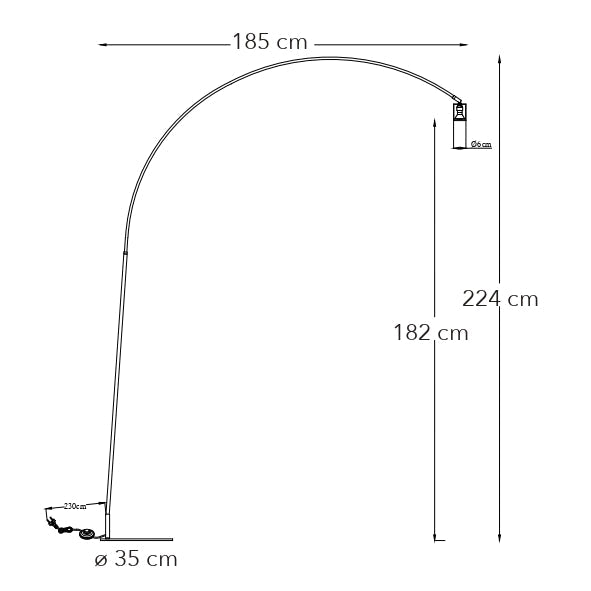 Piantana MAISON con diffusore di luce orientabile - FT-FeelThe