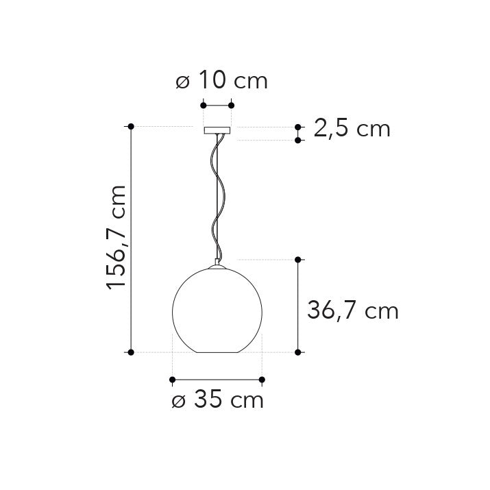 Lampadario a sospensione MARTE - FT-FeelThe
