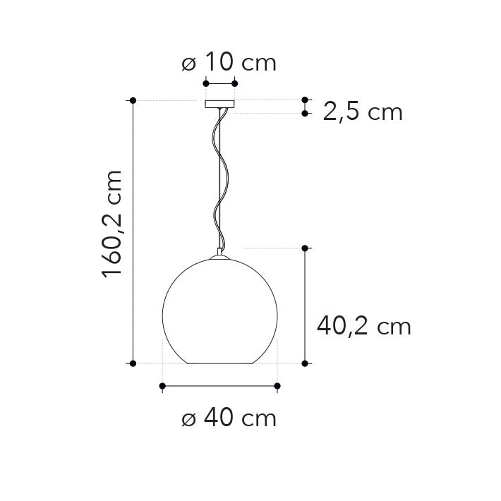Lampadario a sospensione MARTE - FT-FeelThe