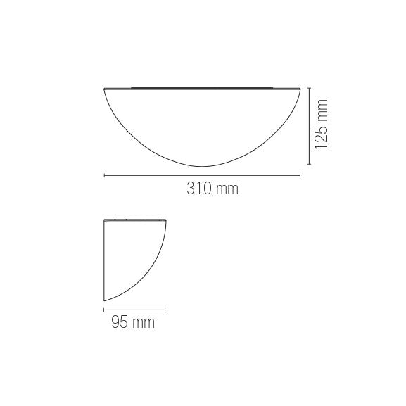Applique MORITZ in gesso verniciabile - FT-FeelThe