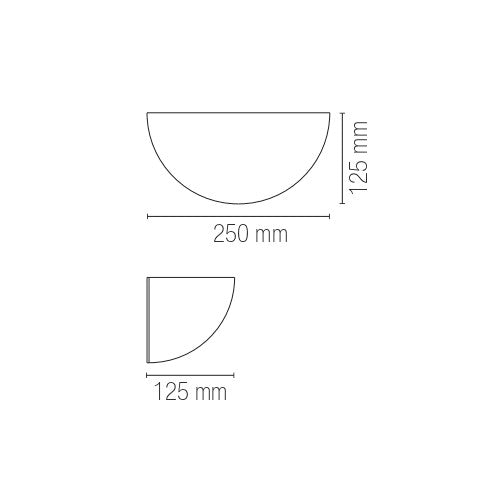Applique MORTIZ in gesso con finitura in foglia oro e argento - FT-FeelThe