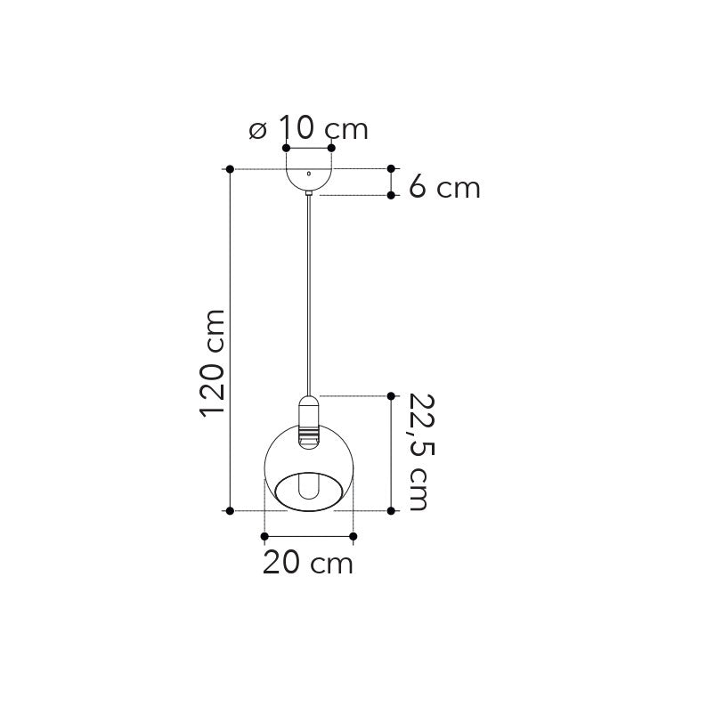 Lampadario a sospensione NARCISO - FT-FeelThe