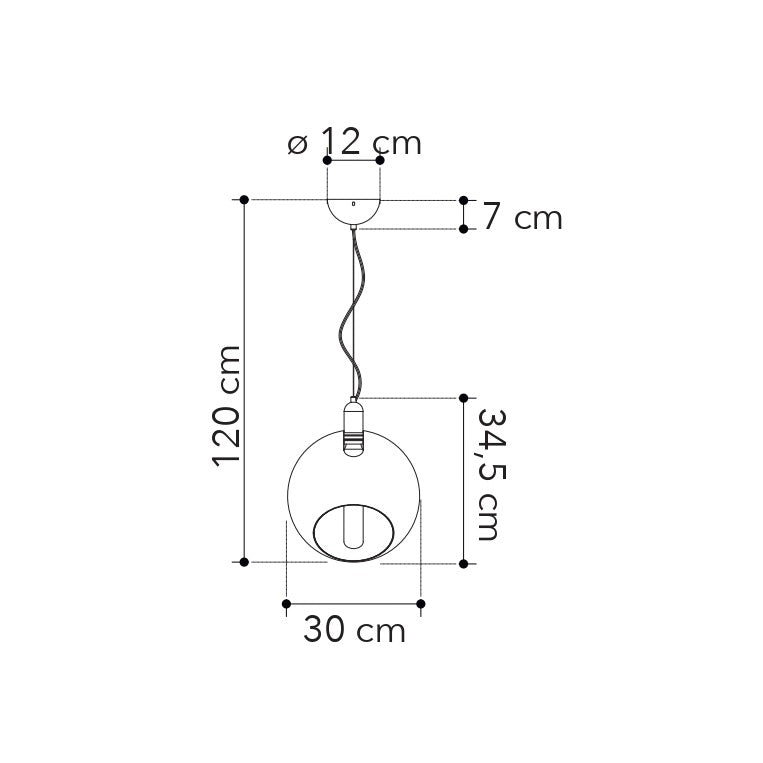 Lampadario a sospensione NARCISO - FT-FeelThe