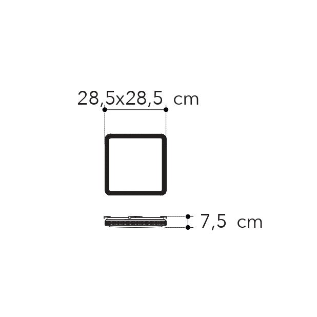 Plafoniera quadrata PIXEL - FT-FeelThe
