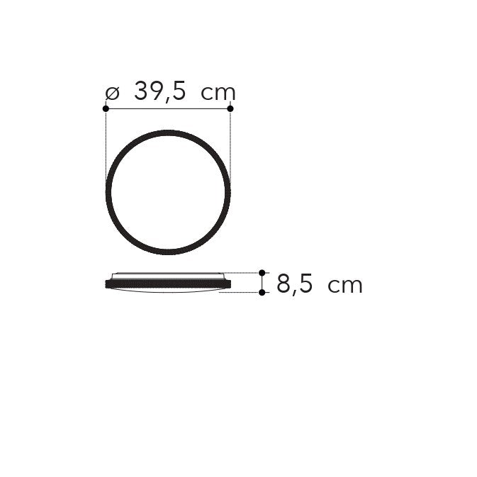 Plafoniera rotonda PIXEL - FT-FeelThe