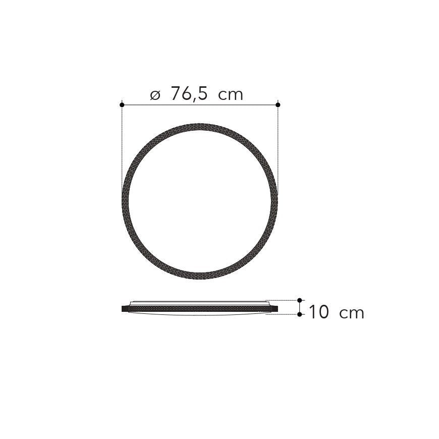 Plafoniera PIXEL rotonda con funzione Wi-Fi - FT-FeelThe