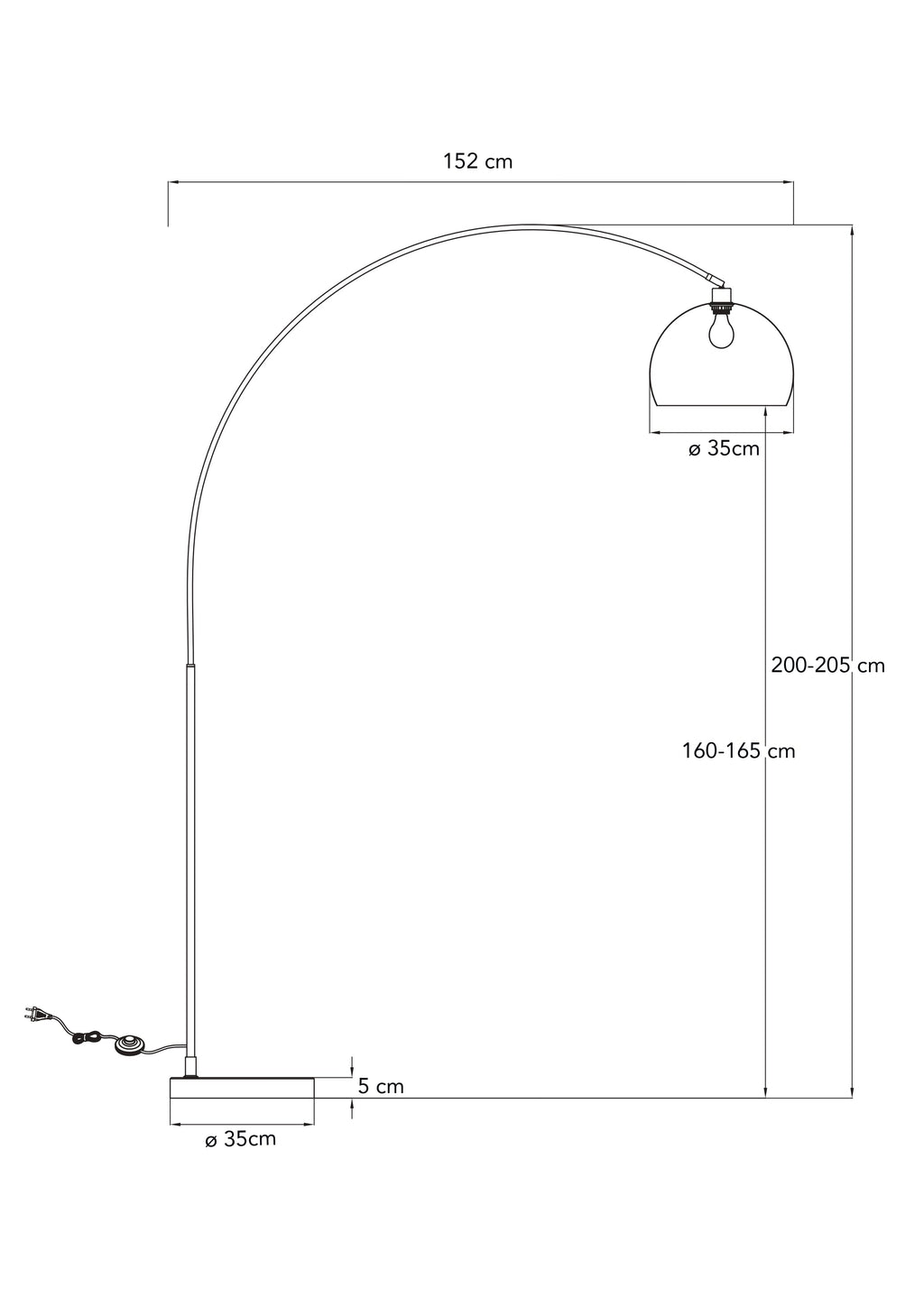 Piantana PLAZA in acciaio, diffusore in alluminio o in acrilico bianco e base in marmo - FT-FeelThe