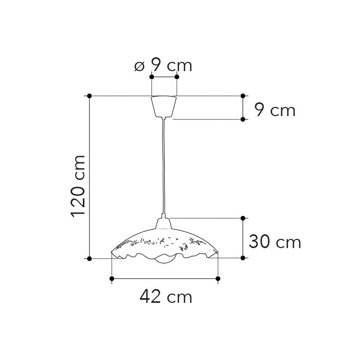 Lampadario a sospensione RIBES - FT-FeelThe