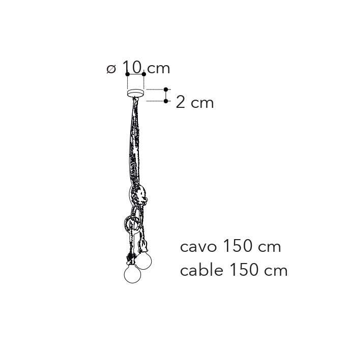 Lampadario a sospensione ROPE - FT-FeelThe