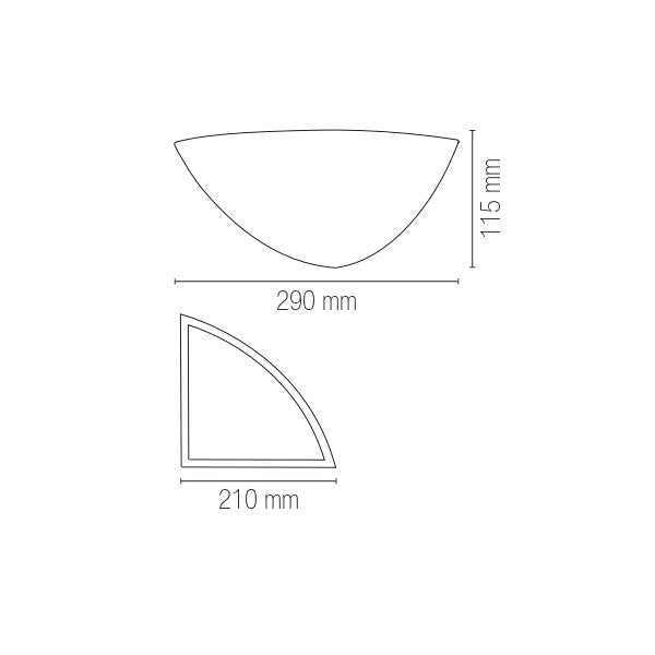 Applique SANTORINI verniciabile - FT-FeelThe
