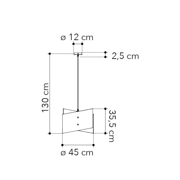 Lampadario a sospensione SEVENTY - FT-FeelThe