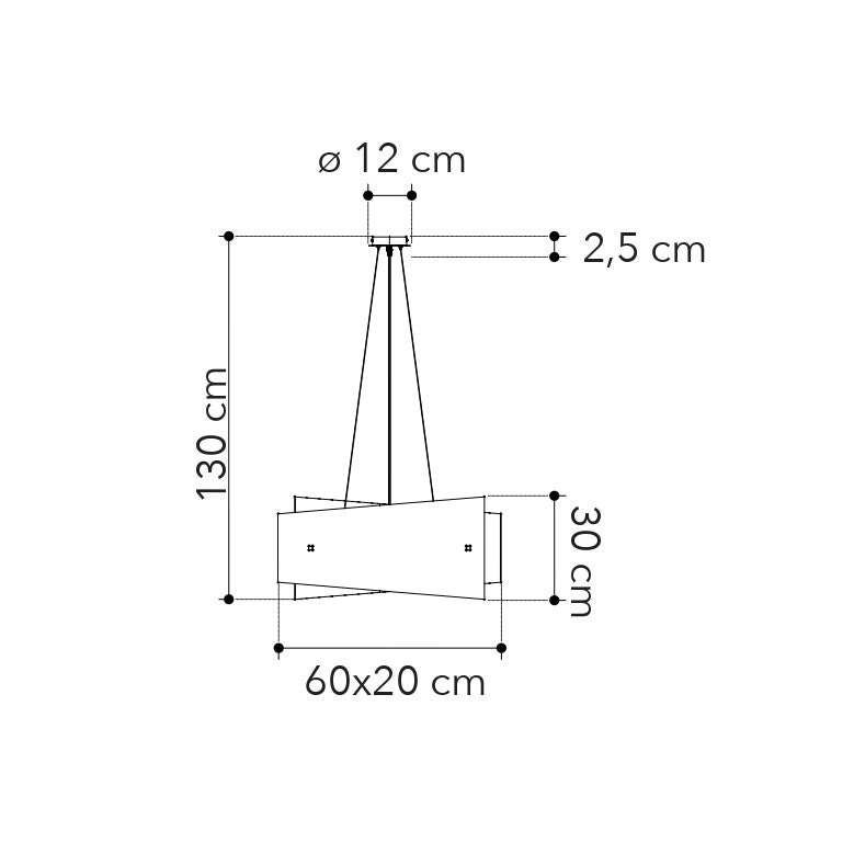Lampadario a sospensione SEVENTY - FT-FeelThe