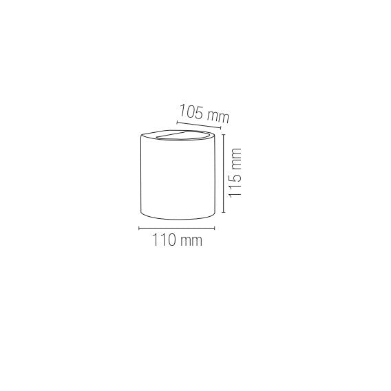 Applique SHINE cilindrica - FT-FeelThe