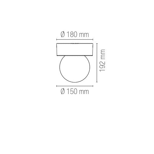 Plafoniera SKITTLE per esterni - FT-FeelThe