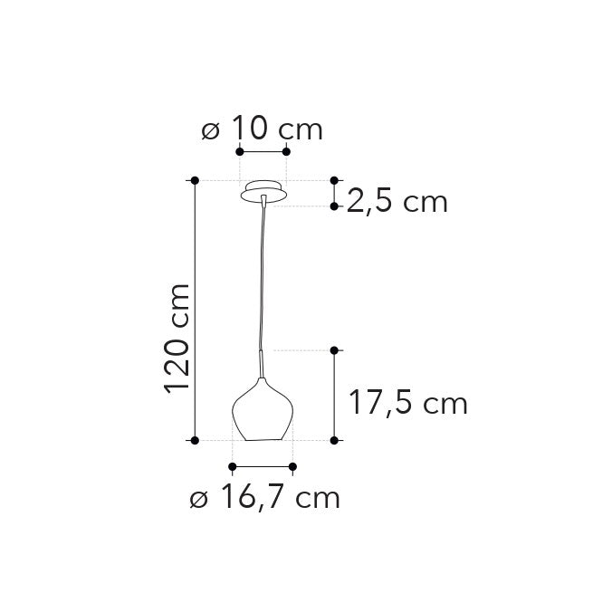 Lampadario a sospensione SKYLINE - FT-FeelThe