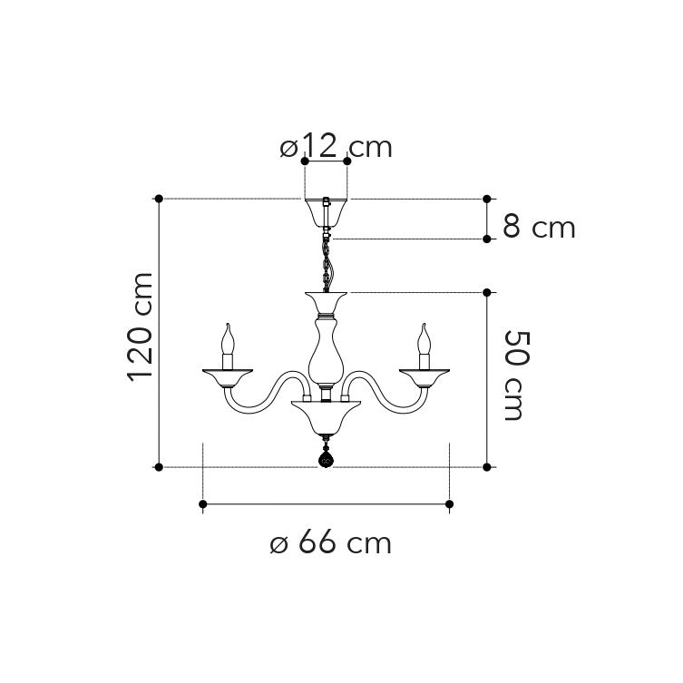 Lampadario a sospensione SOFFIO, disponibile in due dimensioni. - FT-FeelThe