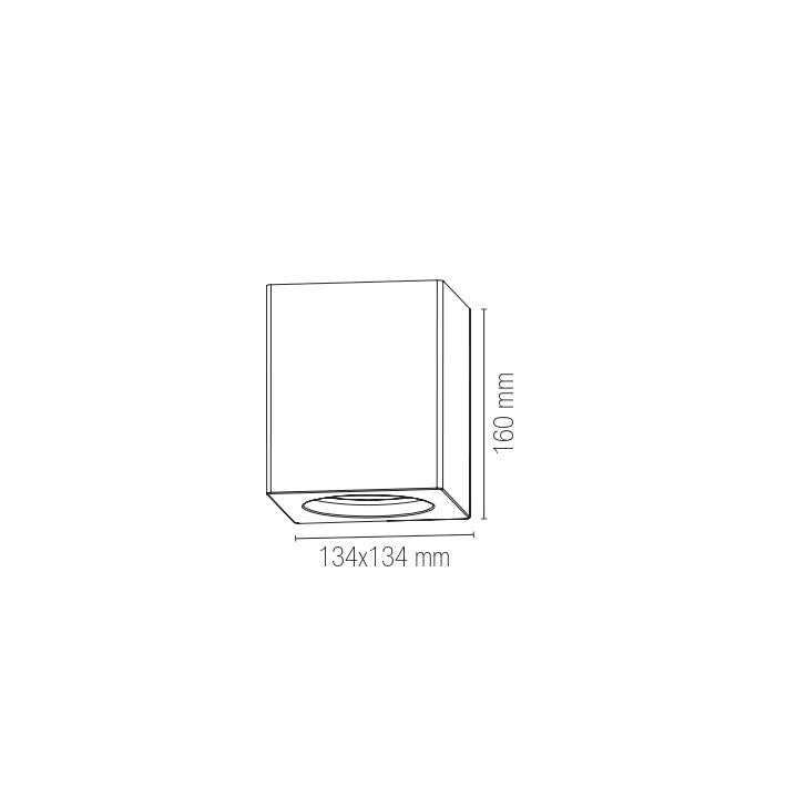 Plafoniera SPACE con ghiera orientabile - FT-FeelThe