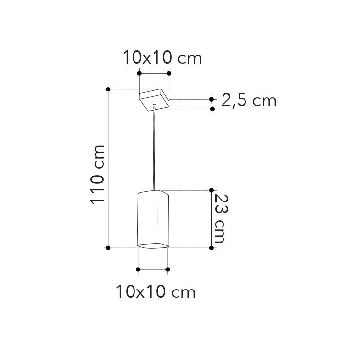Lampadario a sospensione SQUARE - FT-FeelThe