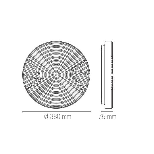 Plafoniera LED STREAM - FT-FeelThe
