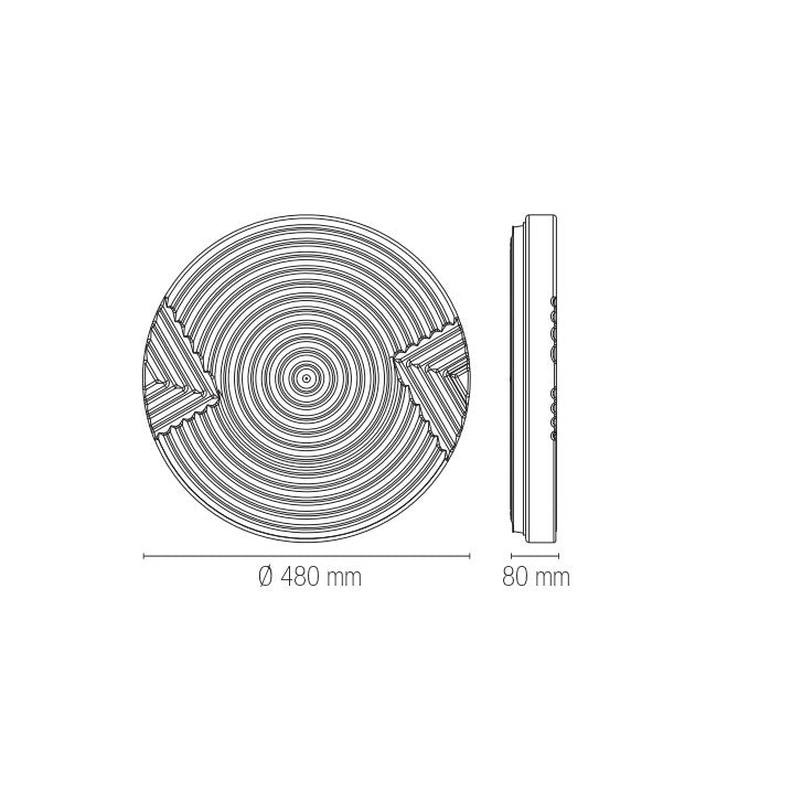 Plafoniera LED STREAM - FT-FeelThe