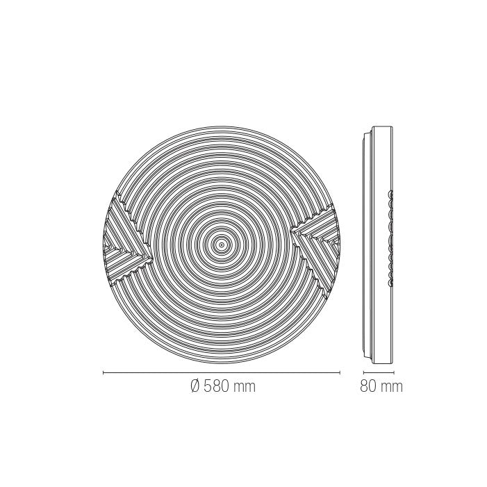 Plafoniera LED STREAM - FT-FeelThe
