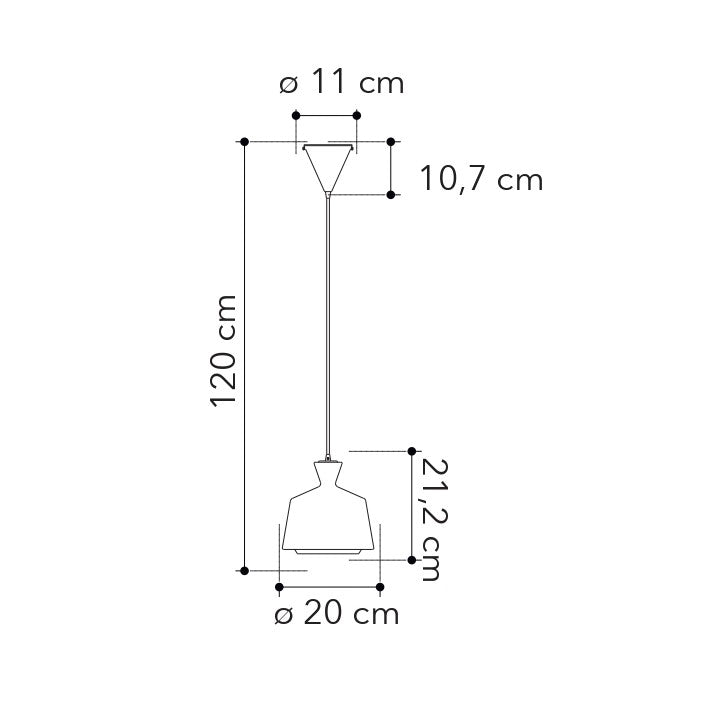 Lampadario a sospensione SUGAR 21,5 cm. - FT-FeelThe