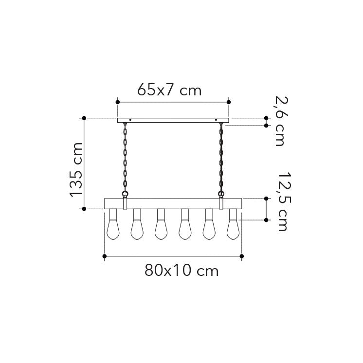 Lampadario a sospensione TEXAS - FT-FeelThe