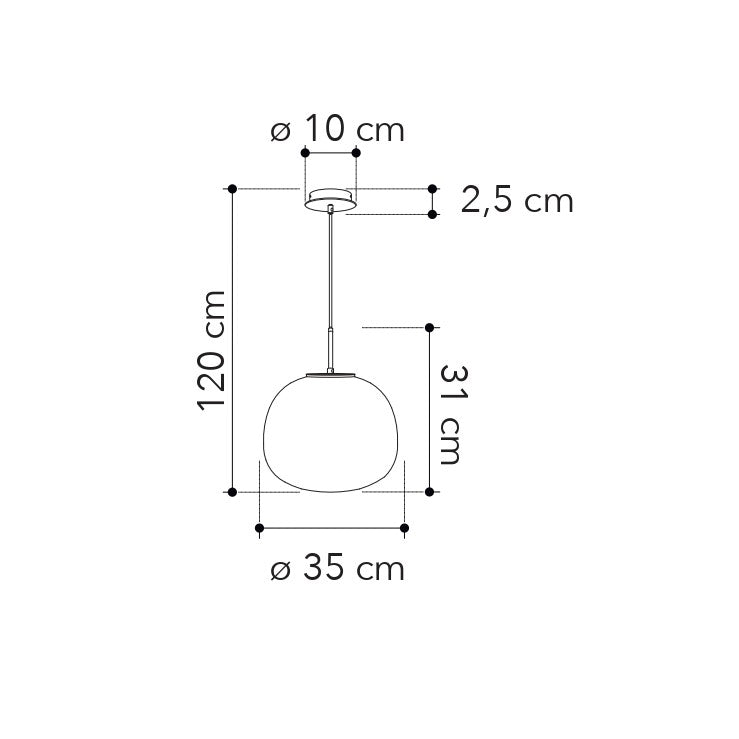 Lampadario a sospensione TOLOMEO - FT-FeelThe