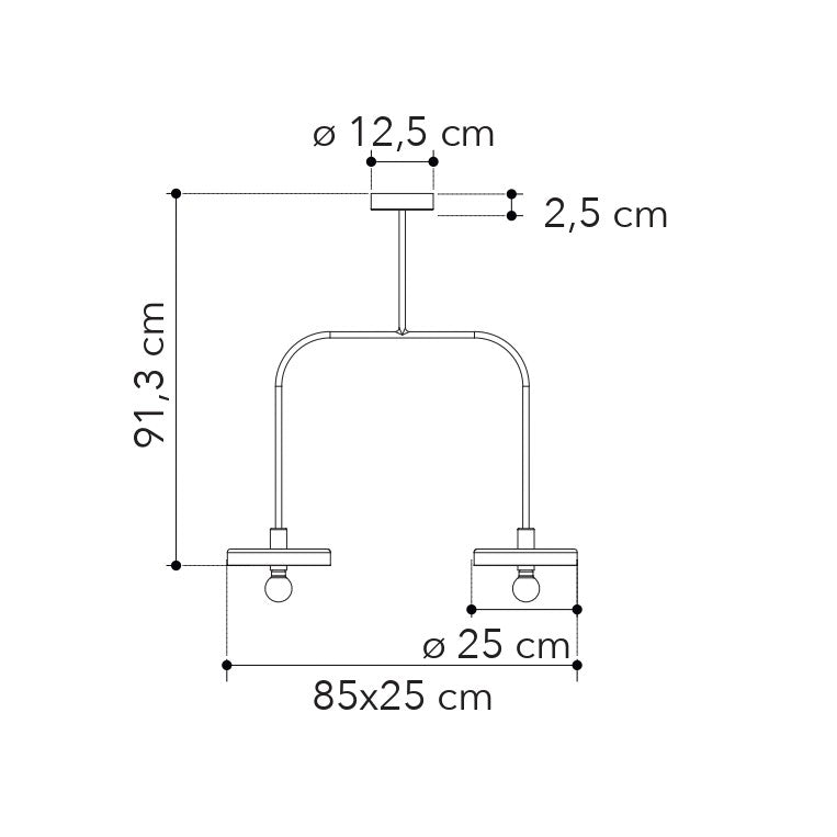 Lampadario a sospensione TWIGA - FT-FeelThe