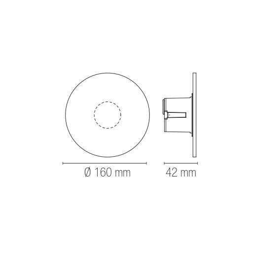 Incasso LED SLAB, con interruttore CCT per il cambio temperatura colore - FT-FeelThe