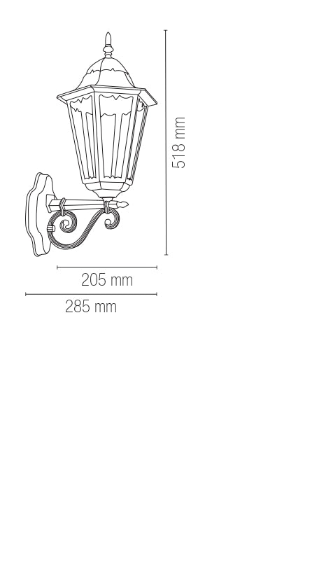 Applique lanterna da esterno FIRENZE - FT-FeelThe