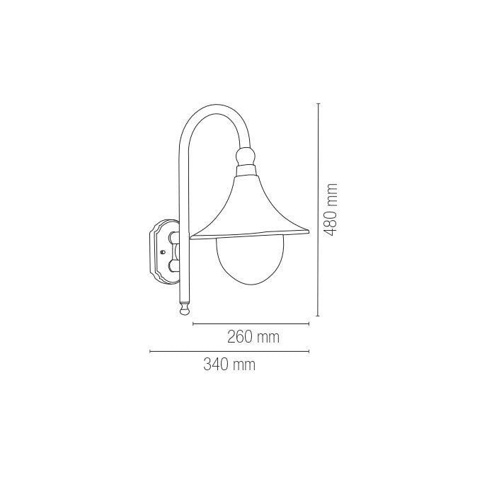 Applique per esterni PAVIA - FT-FeelThe