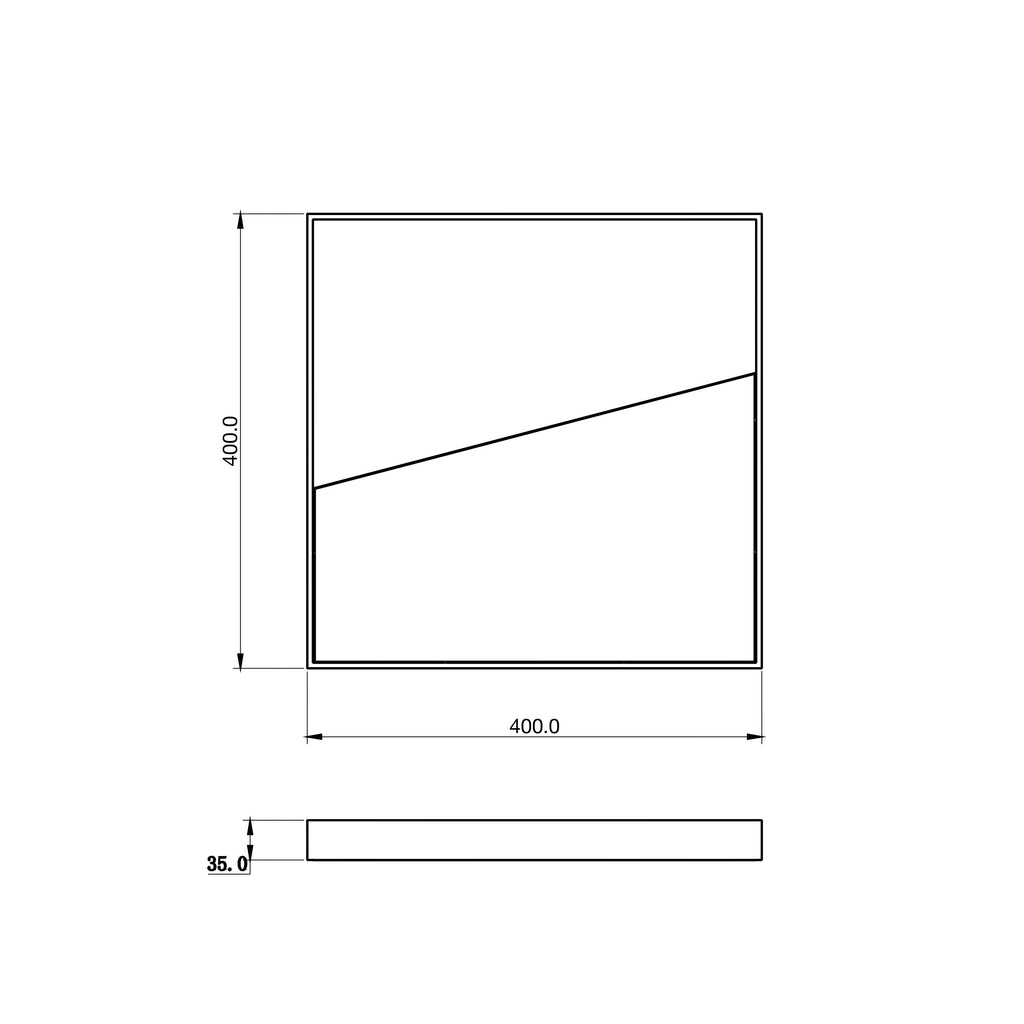 Applique LED ALBA, interruttore CCT - FT-FeelThe