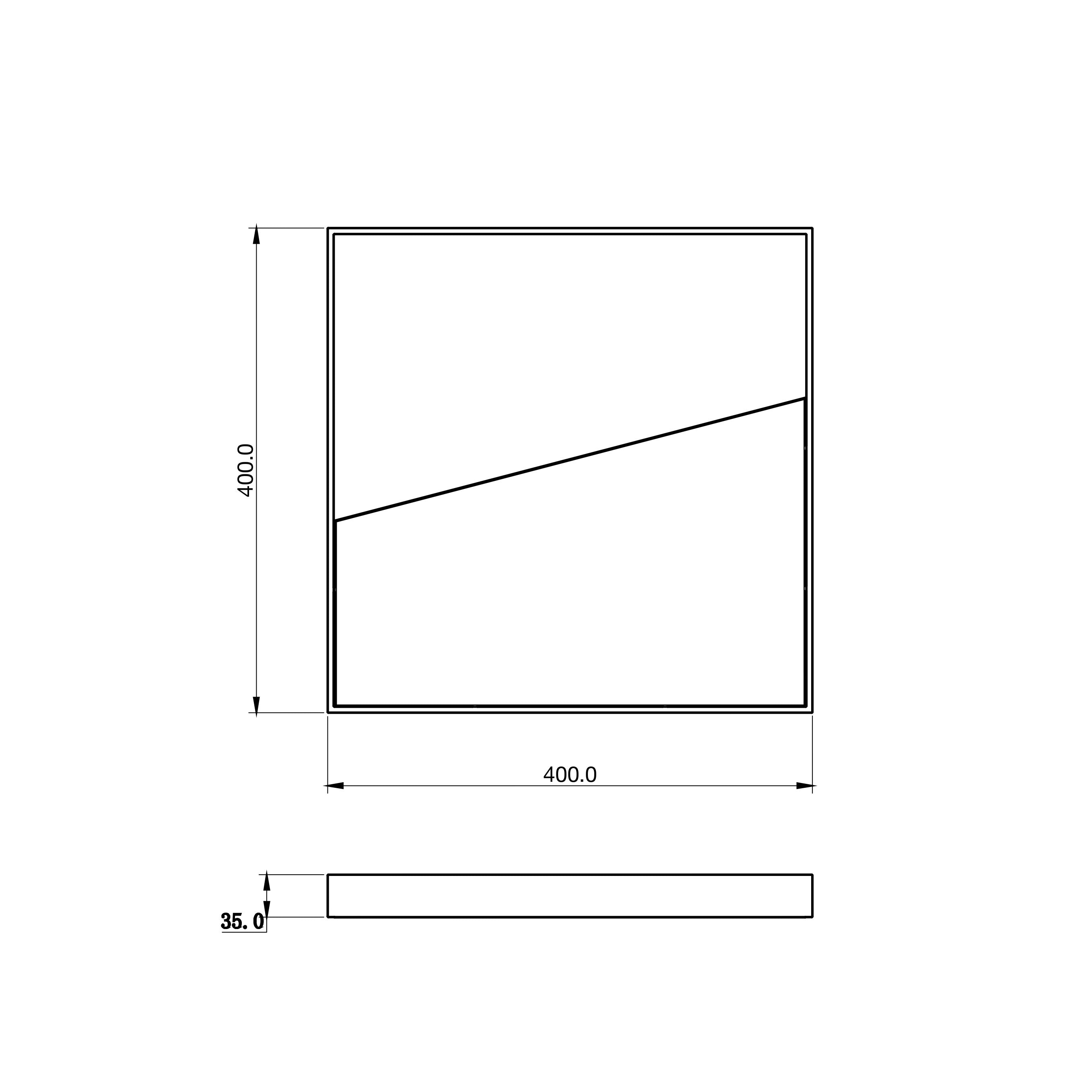 Applique LED ALBA, interruttore CCT - FT-FeelThe