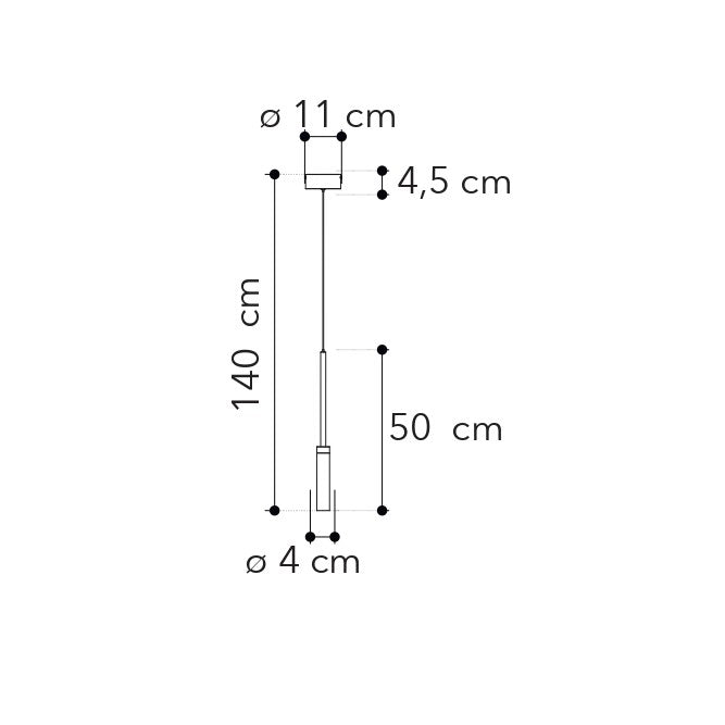 Lampadario a sospensione LED CANDLE, 7W - FT-FeelThe