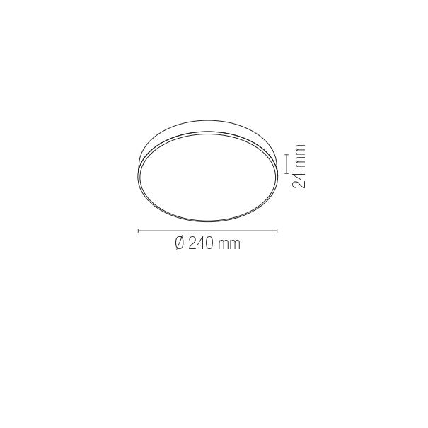 Plafoniera LED DOMO - FT-FeelThe