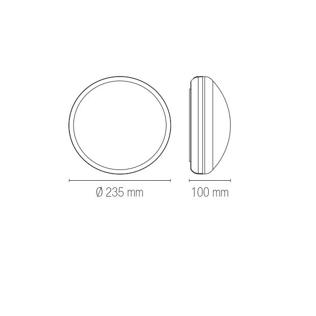 Plafoniera d'emergenza LED ETERNA - FT-FeelThe